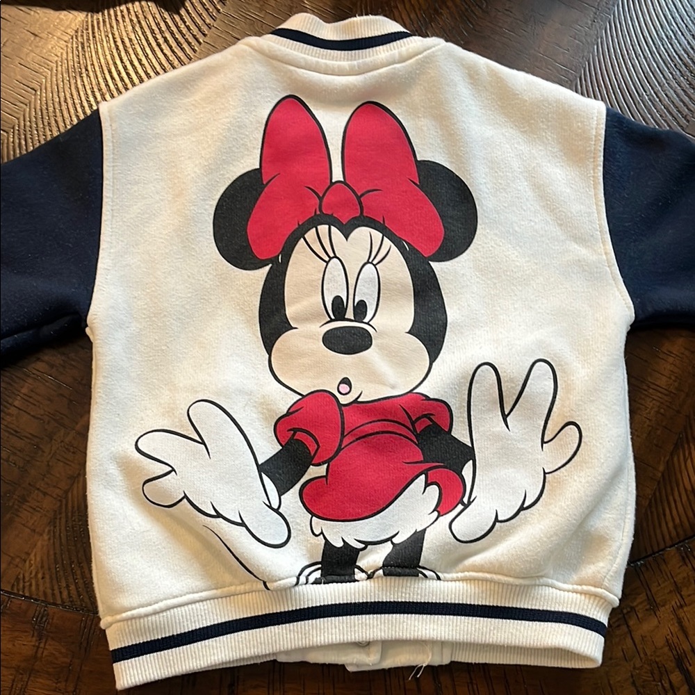 Disney Kids Minnie Mouse Jacket - Red and White